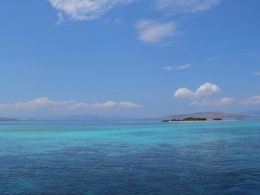 Blue sea in Indonesia