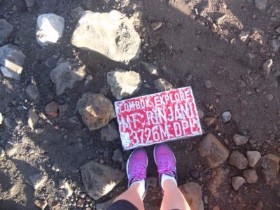 Top of mount rinjani, Lombok